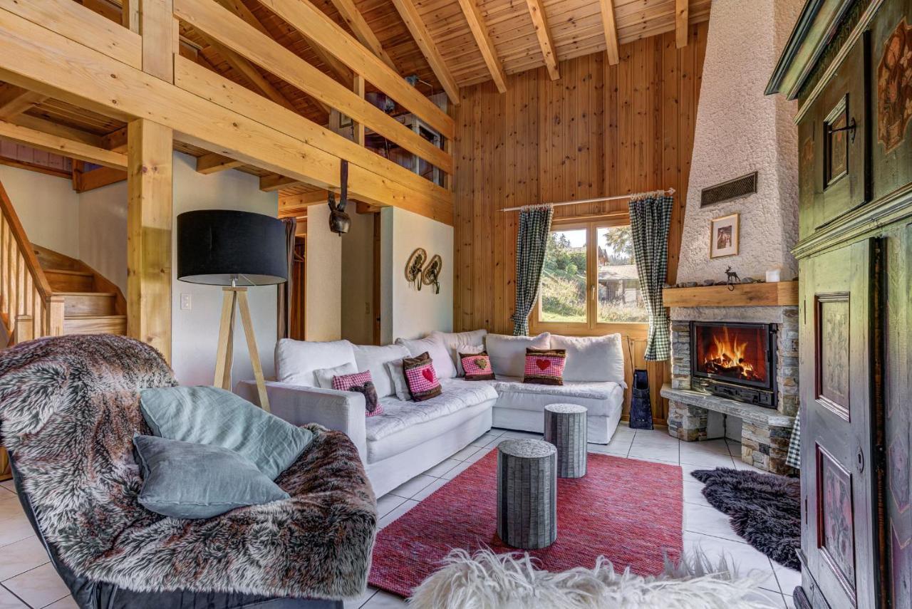 Chalet l'Ange La Tzoumaz Extérieur photo