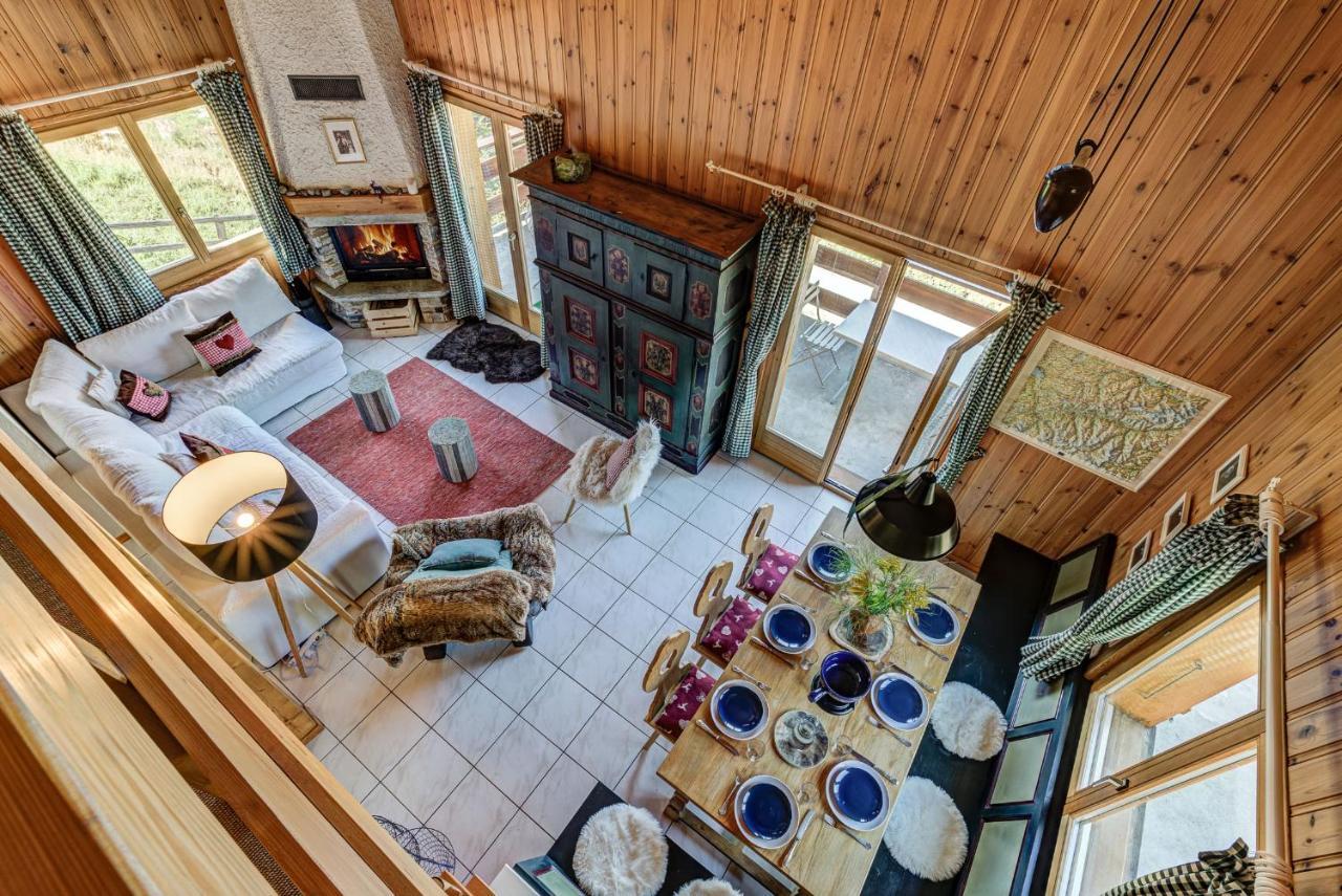 Chalet l'Ange La Tzoumaz Extérieur photo