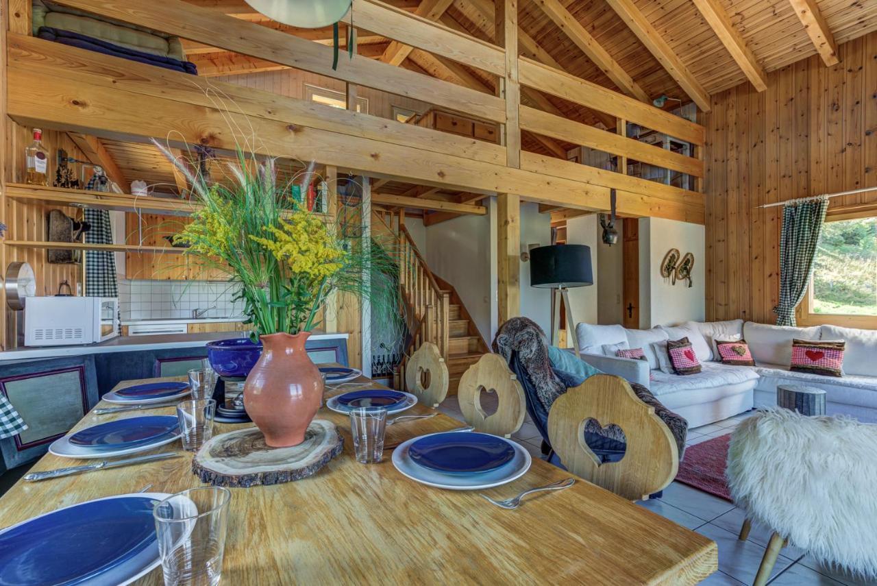 Chalet l'Ange La Tzoumaz Extérieur photo